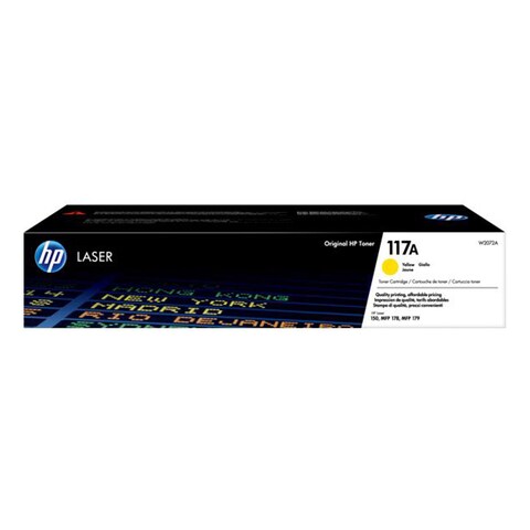 HP 117A Yellow  Original Laser Toner Cartridge W2072A