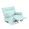 In House Velvet Rocking Recliner Chair - Light Turquoise - NZ10