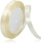 Vanilla Satin Ribbon, 12mm x 25yd Fabric Polyester Ribbon for Gift Wrapping, Party Favors, Wedding Decorations, Bow Making, Bouquets, Sewing Projects &amp; Craft Supplies
