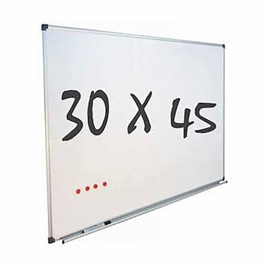 سبورة بيضاء مغناطيسية - 30 ،* 45 سم