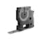 Dymo Rhino Vinyl Label Tape 12mm Black on Grey