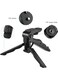 Generic Photography Mobile Holder Mini Tripod Camera Stand With Horizontal &amp; Vertical Rotation , For Vlogging, Video Shooting, Youtube Etc Compatible With All Mobile Phones, Action Gopro Cameras DSLR