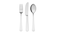 Children's 3-piece cutlery set, stainless steel