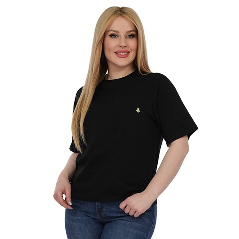 La Collection T-Shirt for Women - Small - Black