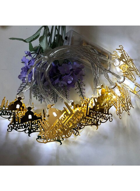 LED Ramadan Castle String Light yellow Scentimeter