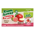 Buy Sunblast No Added Sugar Organic Apple Guava Juice 200ml Pack of 10 in UAE