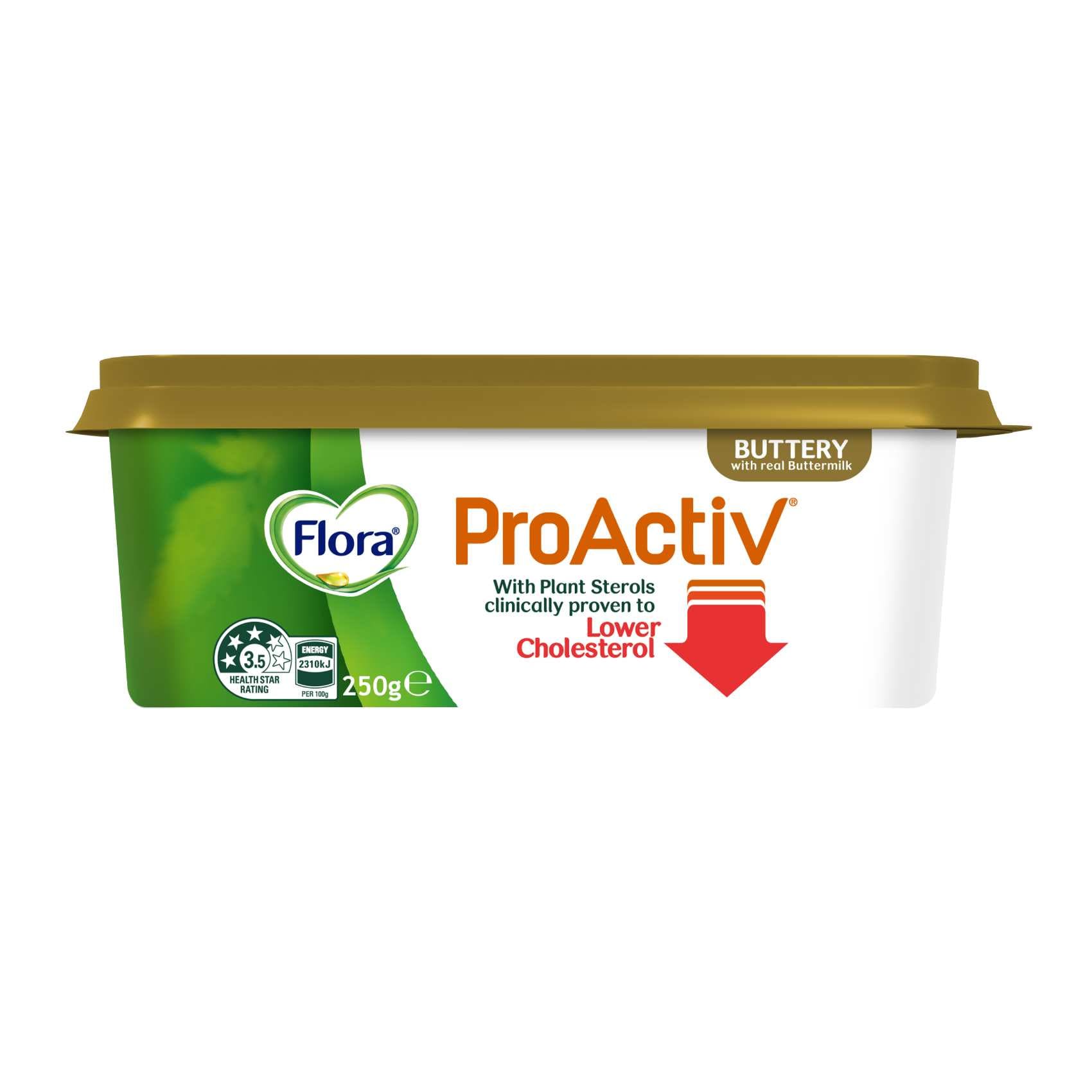 Buy Flora ProActiv Buttery Lower Cholesterol Spread 250g Online ...