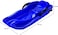 Snow Sled Kids Winter Toboggan Sled Downhill Sprinter Sledding Board Seat with Handbrakes and Pull Rope, Downhill Toboggan Snow Sled,Best Winter Toy for Kids - BLUE