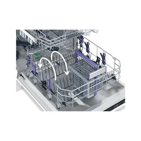 Beko Digital Slimline Dishwasher Half Load - 10 Persons - 5 Programs - 45 cm - Black - BDFS15020B
