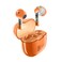 Cellularline Bluetooth earphones with an original design and transparent finish Fine Orange