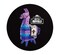 Loud Universe - Mouse Pad Round Fortnite Unicorn Black