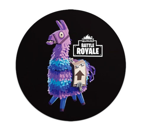 Loud Universe - Mouse Pad Round Fortnite Unicorn Black