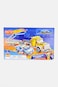 Hot Wheels Race Car Twinduction Hauler Pack Construction Building Set, Blue Combo