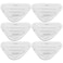 SPARES2GO Washable Cover Pads for Beldray 5-in-1 9-in-1 Steam Cleaner Mop (Pack of 6)
