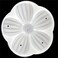 Generic 5 Petals Round Flower Moon Cake Mold Mould White Set Mooncake Decor
