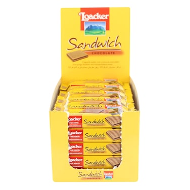 Loacker Wafer Sandwich Chocolate 30g x Pack of 25