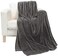Generic Soft Flannel Fleece Blanket, Dark Gray, Single Size, 200 * 160 cm