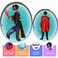 Uaejj Halloween Costume For Kids, Boys Halloween Dress Up, Kids Superhero Capes Set, Superhero Cosplay Custome For Boys Girls Party Supplies Christmas Halloween Gifts (M(70*90cm), I)
