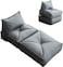 Vital Bean Bag Soft And Comfortable Lounger Chair Living Room Furniture Bed Folding Recliner Sofa With Filler Living Room Lazy Couch Comfortable Leisure Chair Furniture