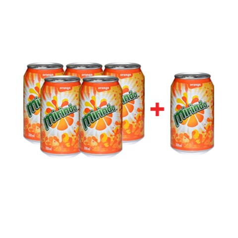 MIRINDA CAN 5+1X330ML