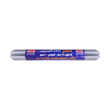 ورق ألومنيوم فويل الفتح – 75 متر