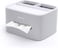 Aiwanto Multifunction Tissue Box, Remote Control and Tissue Holder, Organizer with Tissue Box - Gray