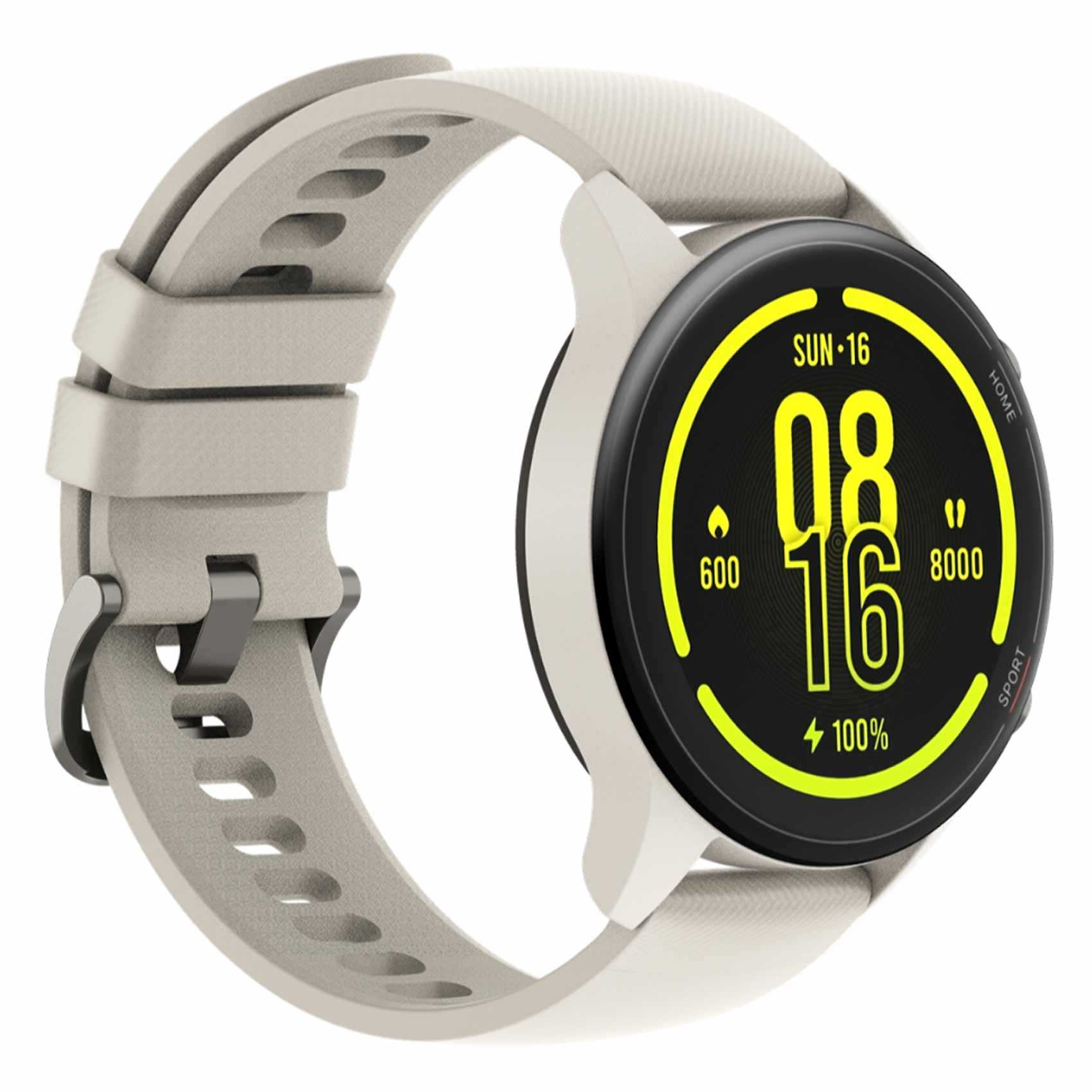 Buy Xiaomi Mi Smart Watch Beige Grey Online | Carrefour UAE