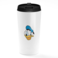 Loud Universe - Face Donald Duck White Travel Tumbler Orange 80s theme kids Stainless Steel Tumbler with Black Sip Lid