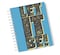 Loud Universe Hardcover Notebook Let It Be Teen Trendy Spiral Notebook with Premium High Quality Paper A5 Size