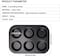 2 PCS, 6 Cups Cupcake Tray + Loaf Pans&nbsp;, Nonstick Brownie Cake Pan, Carbon Steel Bakeware for Oven Baking Muffin Tray Tool Mold