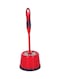 ROYALFORD One Click Series Toilet Brush With Holder Red/Blue 0.7x25.2x10.4inch