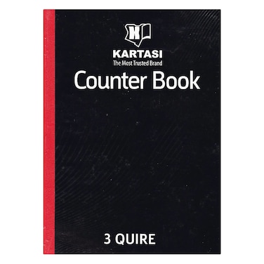 Counter Book A4 3 Quire
