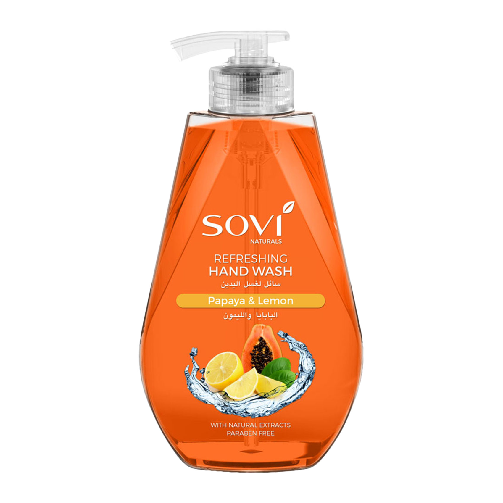 Sovi body wash lemon papaya 250ml