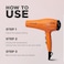 Ikonic ME Ultralight 2000 Hair Dryer Orange