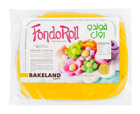 Bakeland Yellow Fondo Roll - 500gm