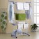 3 Layer Cloth Drying Stand, Laundry Rack Stand (Blue)