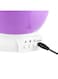 Generic Rotary Flashing Star Moon Projector Night Light Purple/Black/White 13X13X14.5cm