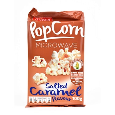 Pitso Pop Corn Microwave with Carmel - 100 Gram