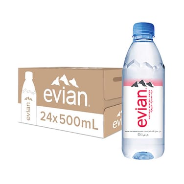 ايفيان (إيفيان) زيت طبيعي طبيعي 500 مل × 24 حبة