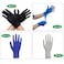 Generic-100Pcs Disposable Nitrile Gloves Non-slip Oil Resistant Gloves for Home Food Industry Cleaning Use