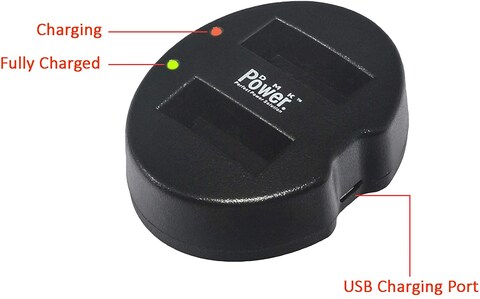 DMK POWER LP-E6 Double USB Battery Charger for CANON 5DII III,6D,7D 7DII, 70D,80D etc, cameras