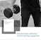 ULTIMAX Round Rubber Dumbbell Fitness Dumbbell Hand Weights Dumbbells Chrome Handle Dumbbell Professional Arm Muscle Exercise Equipment Gym and Home Fitness Equipment-2Pcs- 5 kgs
