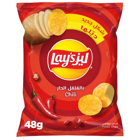 Lay&rsquo;s Chili Potato Chips, 48g