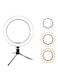 Generic - 10-Inch Selfie Light Ring With Adjustable Triangle Bracket 26centimeter White
