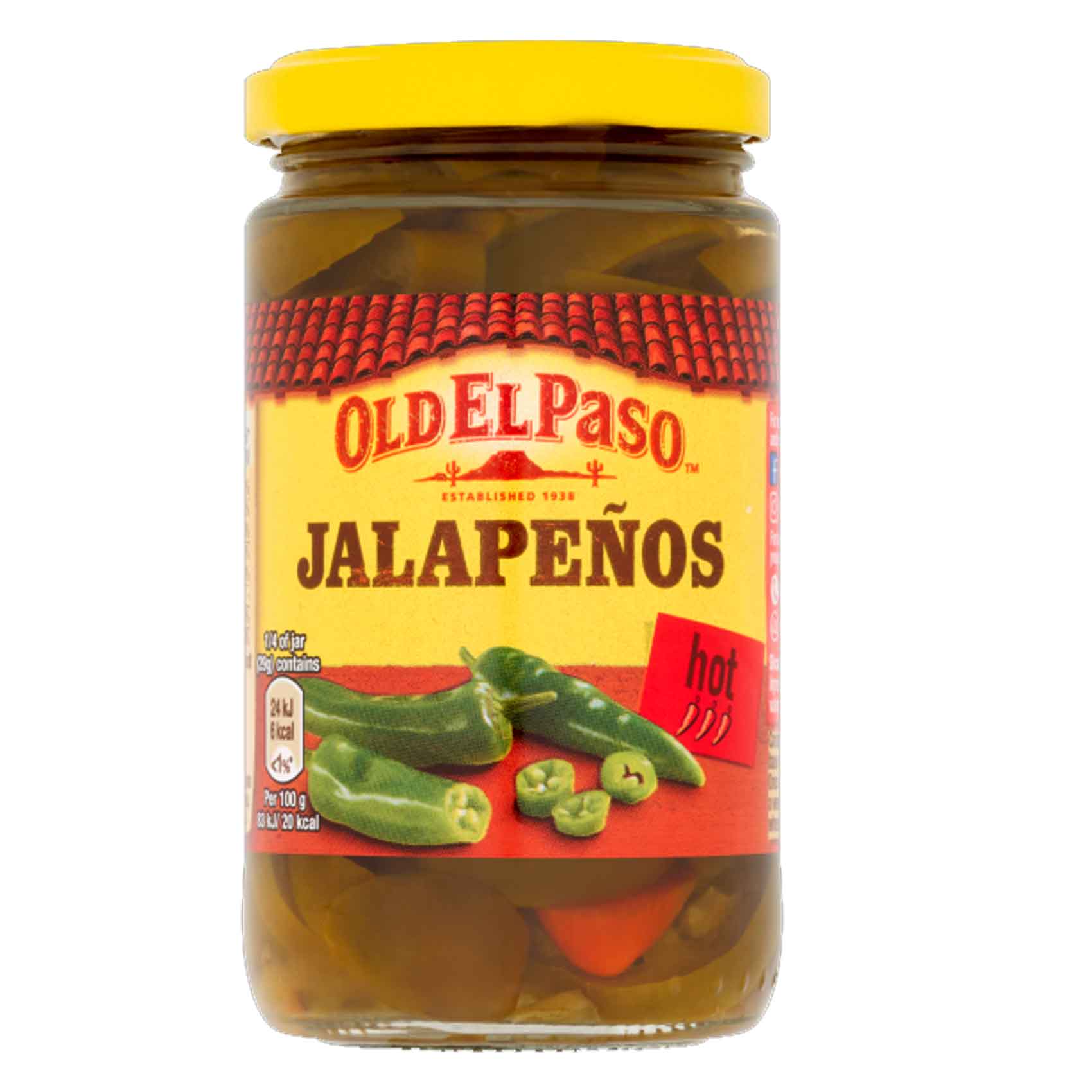 Old El Paso Jalapenos Sliced Jar 215GR