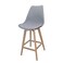 Jilphar Modern High Bar Chair with Metal Legs JP1312C ,Grey