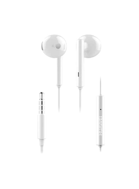 HUAWEI AM115 Earphone 3.5mm In-Ear Earbud Headset Wired Controller Headphone for HUAWEI Smartphone 0.035kg White