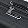 Eminent Hard Case Medium Checked Travel Bag Luggage Trolley Polypropylene Lightweight 4 Quiet Double Spinner Wheels Suitcase With TSA Lock B0002 Gray
