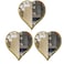 3-Piece Gold Heart Shape Art Diy Mirror For Living Room Bedroom Wall Decoration