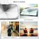 Car Front Windshield Sun Shade Foldable Umbrella Car Reflective Sunshade with Storage Pouch Fits Various Windshields Blocks UV Rays and Sun Heat Protection to Keep Your Vehicle Cool (L)